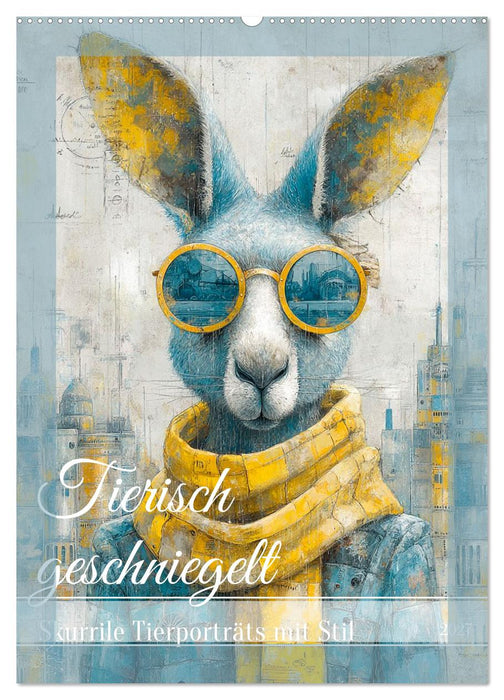 Tierisch geschniegelt (CALVENDO Wandkalender 2027)