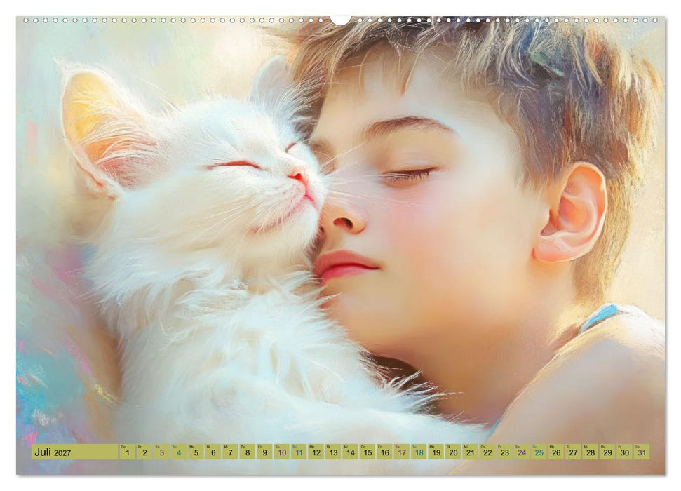 Katzenkinder - Entzückende Kätzchen (CALVENDO Premium Wandkalender 2027)