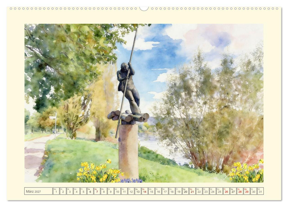 Kurstadt mit Charme - Bad Oeynhausen (CALVENDO Wandkalender 2027)