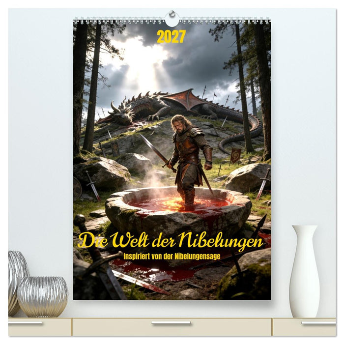 Die Welt der Nibelungen - inspiriert von der Nibelungensage (CALVENDO Premium Wandkalender 2027)