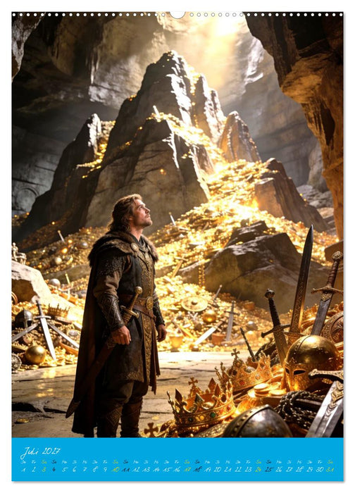 Die Welt der Nibelungen - inspiriert von der Nibelungensage (CALVENDO Premium Wandkalender 2027)