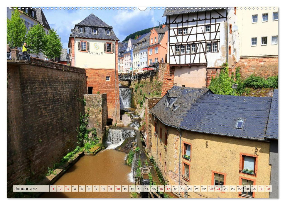 Malerisches Saarburg (CALVENDO Wandkalender 2027)