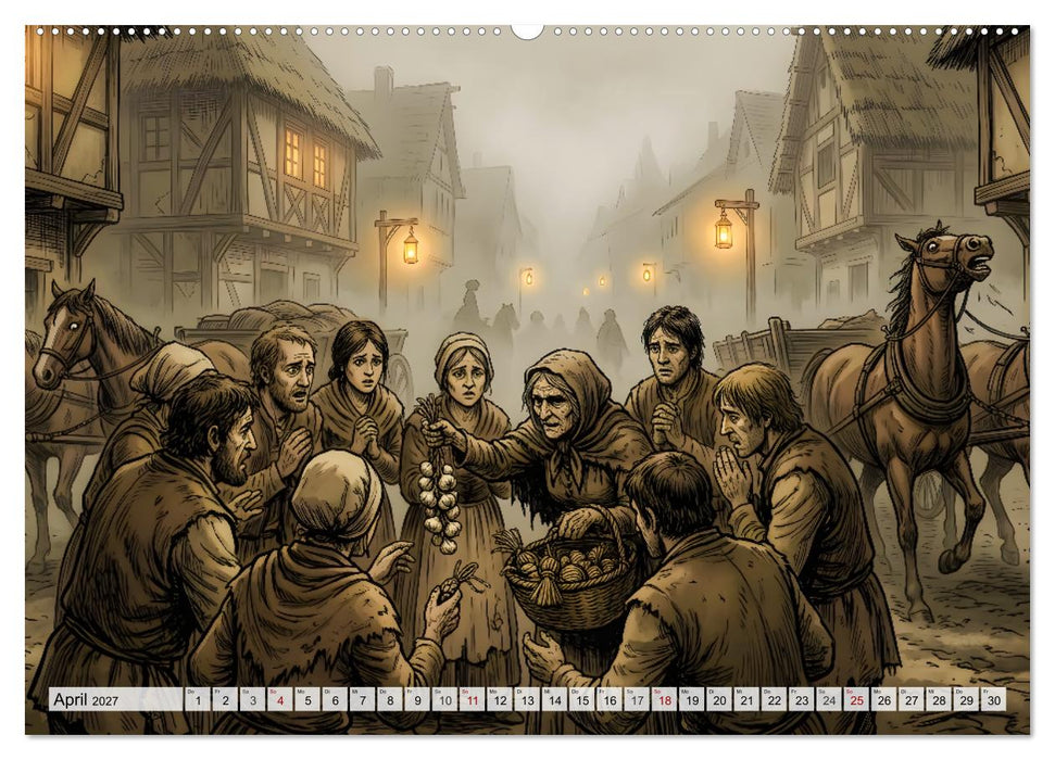Dracula - Die Chronik der Jagd (CALVENDO Wandkalender 2027)