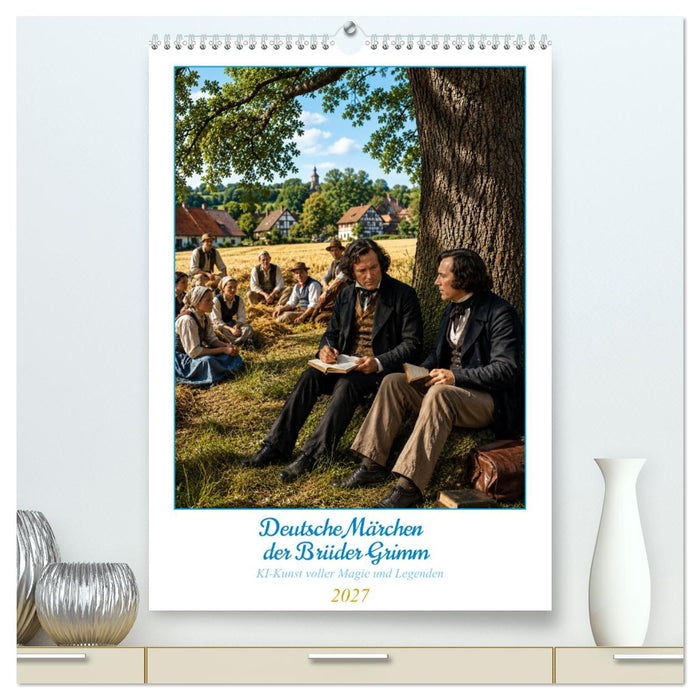 Deutsche Märchen der Brüder Grimm (CALVENDO Premium Wandkalender 2027)