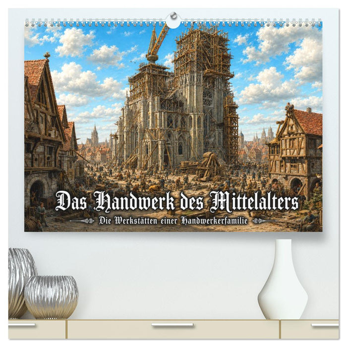 Das Handwerk des Mittelalters – Die Werkstätten einer Handwerkerfamilie (CALVENDO Premium Wandkalender 2027)