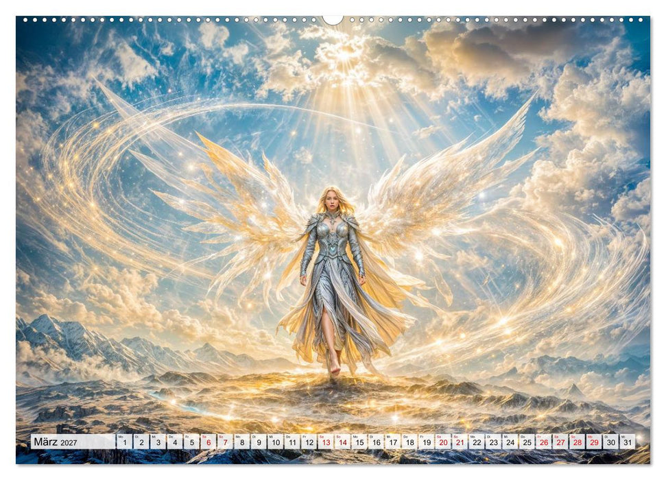 Mythische Wesen - Magische Gestalten aus Mythologie und Legenden (CALVENDO Premium Wandkalender 2027)