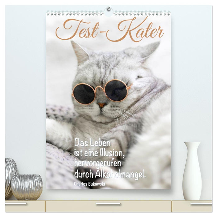 Der ziemlich tolle und überraschende literarische Katerkalender (CALVENDO Premium Wandkalender 2027)