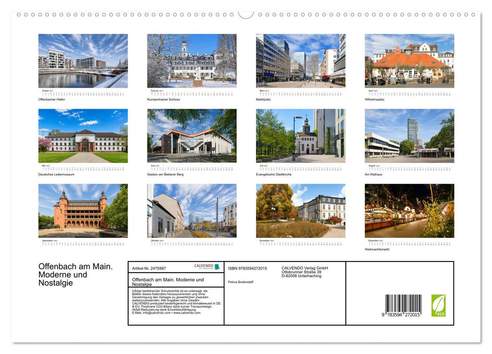 Offenbach am Main. Moderne und Nostalgie (CALVENDO Premium Wandkalender 2027)