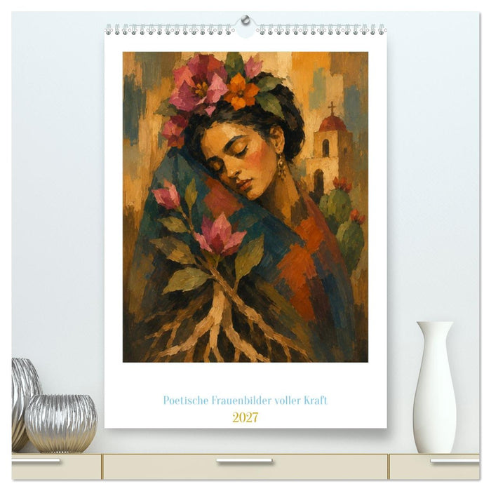 Die Sprache der Wurzeln - Poetische Frauenbilder voller Kraft (CALVENDO Premium Wandkalender 2027)