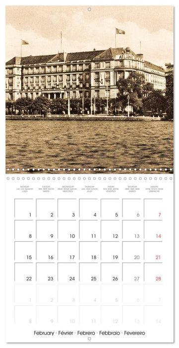 Greetings from old Hamburg: Historic views of the city (CALVENDO Monthly Calendar 2027)