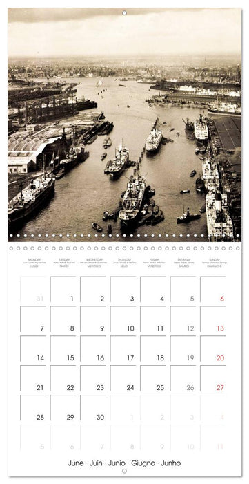 Greetings from old Hamburg: Historic views of the city (CALVENDO Monthly Calendar 2027)