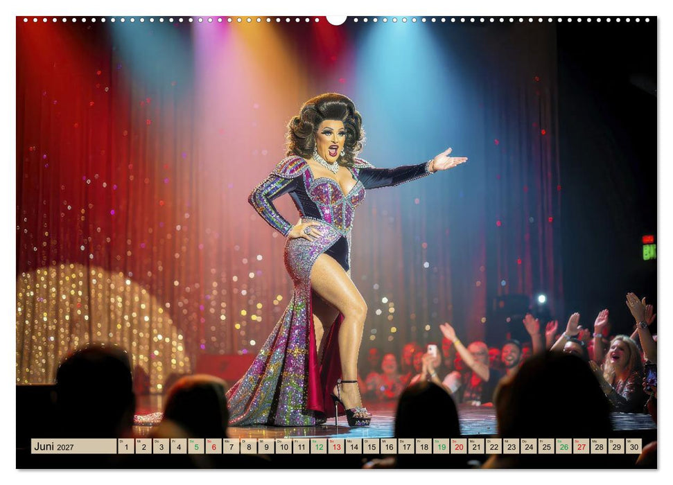 Dragqueens - Bühne frei (CALVENDO Premium Wandkalender 2027)