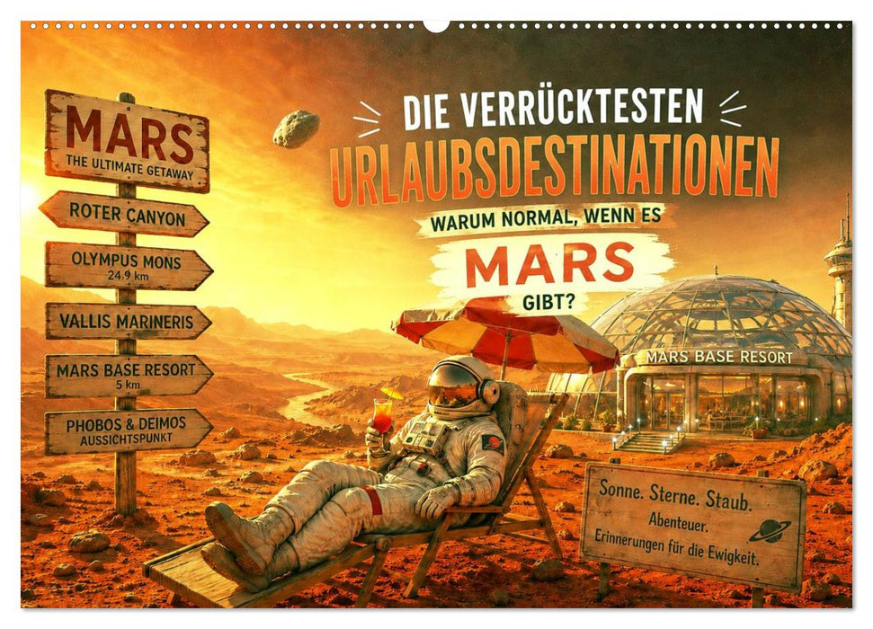 Die verrücktesten Urlaubsdestinationen (CALVENDO Wandkalender 2027)