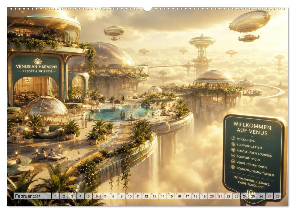 Die verrücktesten Urlaubsdestinationen (CALVENDO Wandkalender 2027)