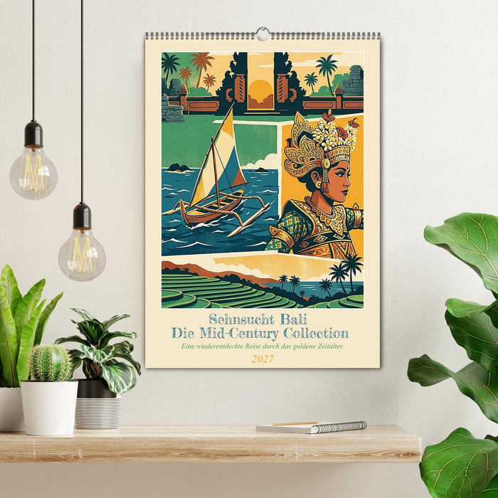 Sehnsucht Bali – Die Mid-Century Collection (CALVENDO Wandkalender 2027)