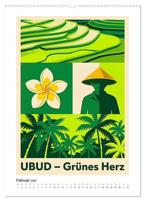 Sehnsucht Bali – Die Mid-Century Collection (CALVENDO Wandkalender 2027)