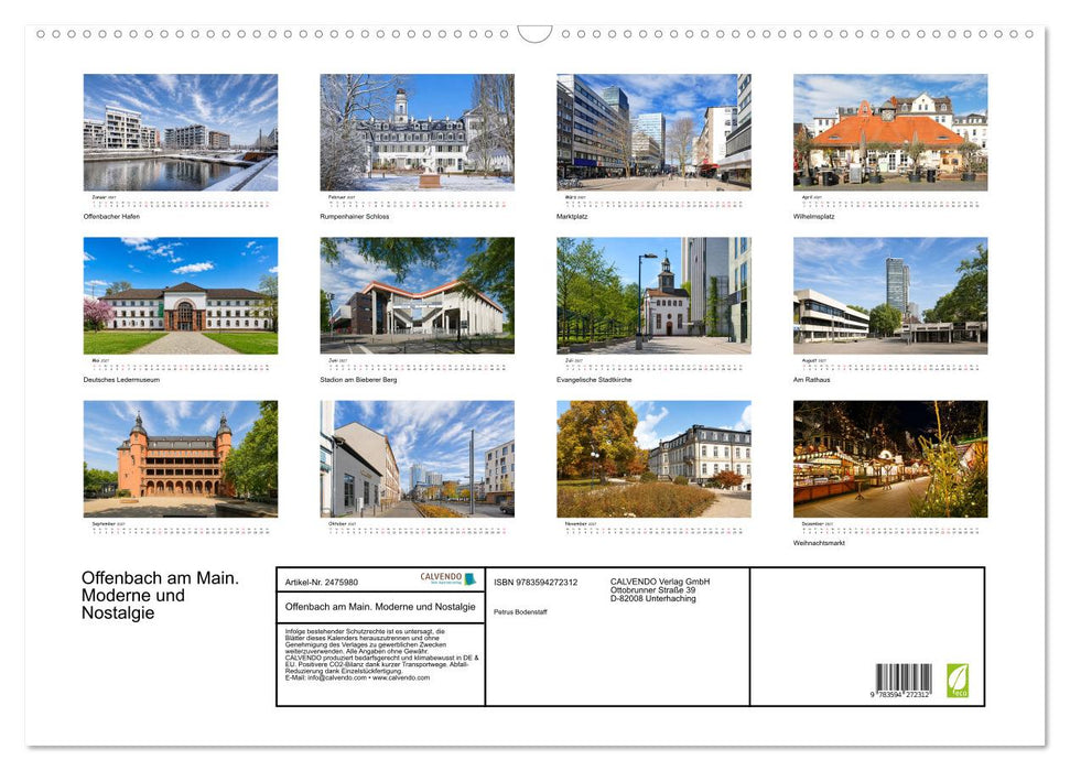 Offenbach am Main. Moderne und Nostalgie (CALVENDO Wandkalender 2027)