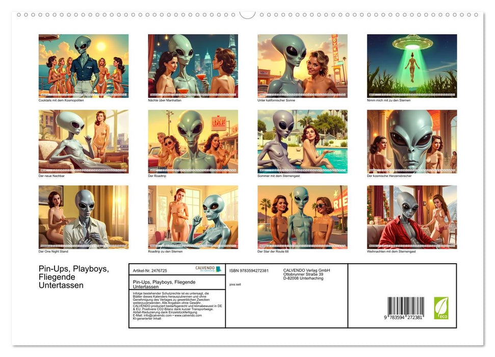 Pin-Ups, Playboys, Fliegende Untertassen (CALVENDO Premium Wandkalender 2027)
