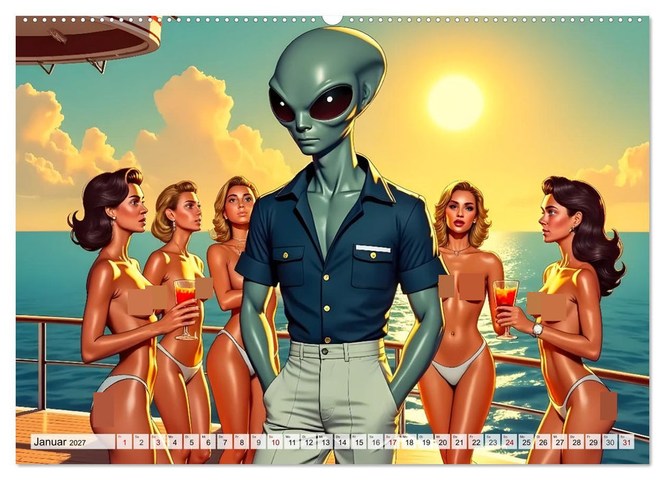 Pin-Ups, Playboys, Fliegende Untertassen (CALVENDO Premium Wandkalender 2027)
