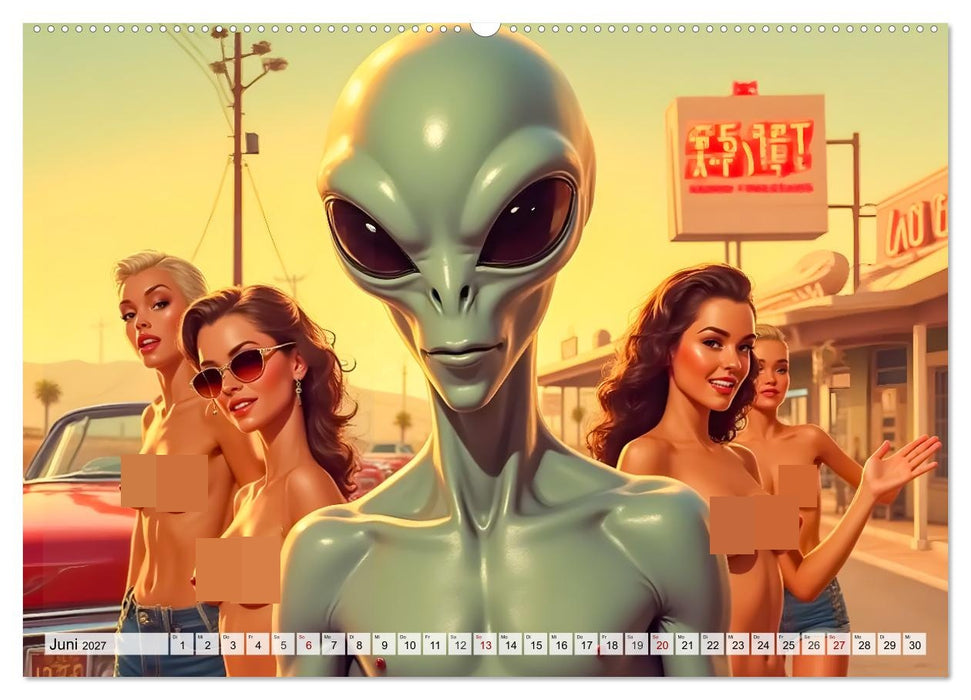 Pin-Ups, Playboys, Fliegende Untertassen (CALVENDO Premium Wandkalender 2027)