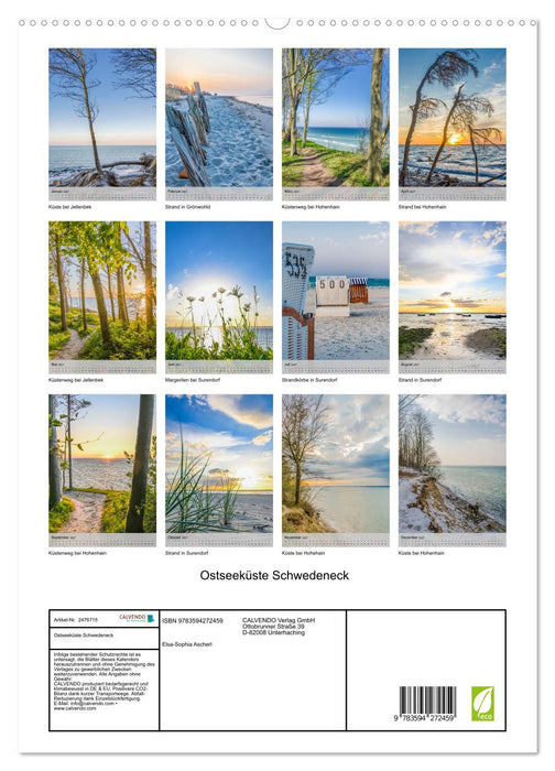 Ostseeküste Schwedeneck (CALVENDO Premium Wandkalender 2027)
