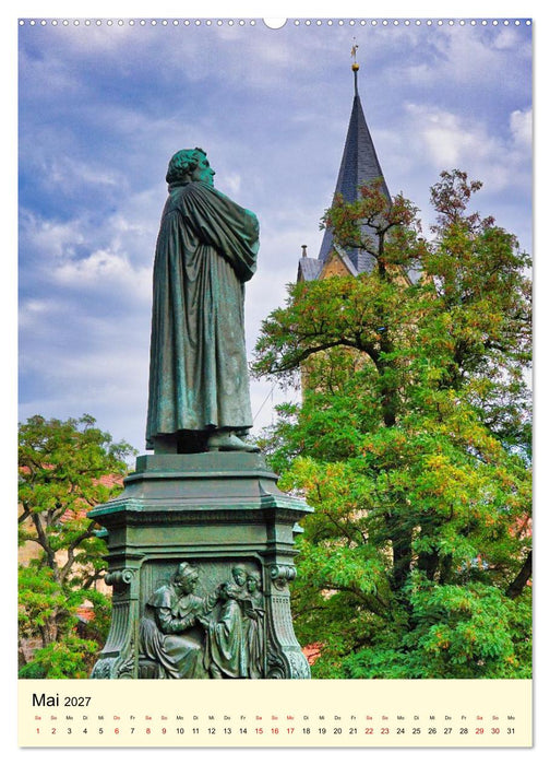 Martin Luther - Orte der Reformation (CALVENDO Wandkalender 2027)