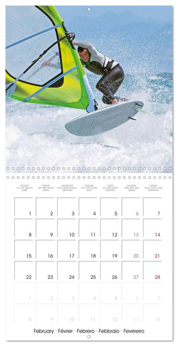 Fun sports edition: Windsurfing - water, waves and air (CALVENDO Monthly Calendar 2027)