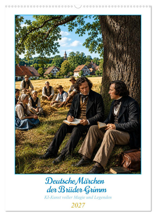 Deutsche Märchen der Brüder Grimm (CALVENDO Wandkalender 2027)