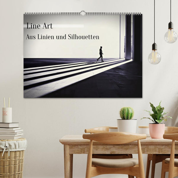 Line Art - Aus Linien und Silhouetten (CALVENDO Wandkalender 2027)