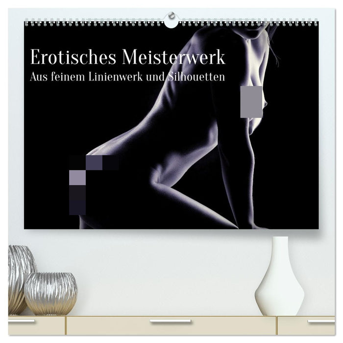 Erotisches Meisterwerk aus feinem Linienwerk und Silhouetten (CALVENDO Premium Wandkalender 2027)