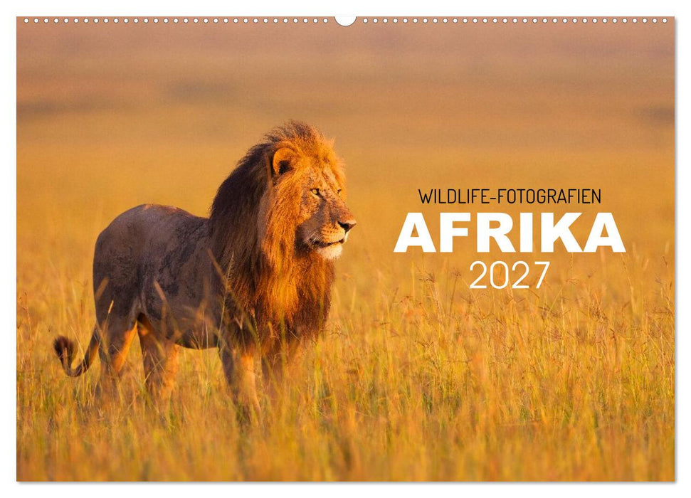 Afrika Wildlife-Fotografien (CALVENDO Wandkalender 2027)