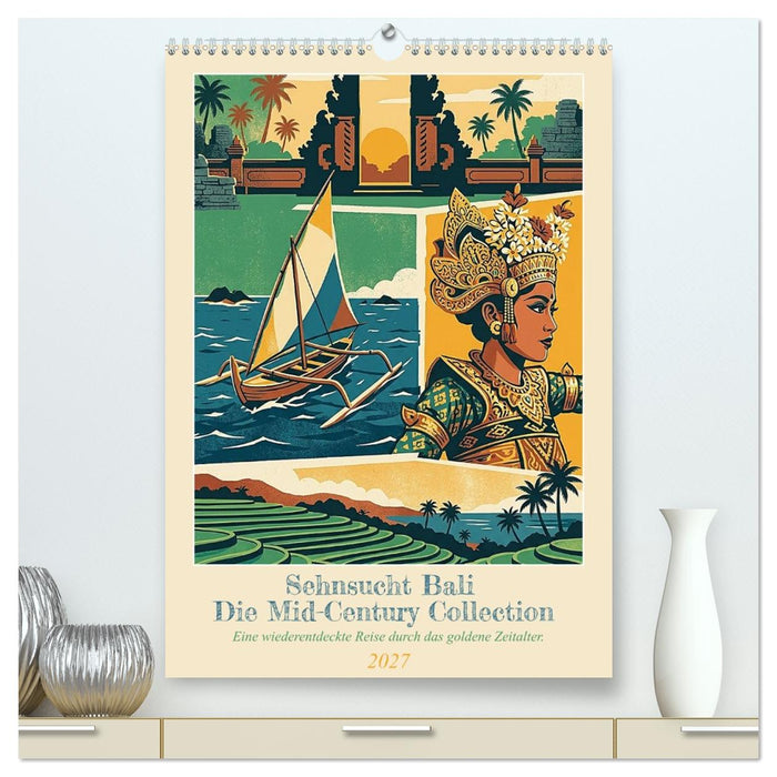 Sehnsucht Bali – Die Mid-Century Collection (CALVENDO Premium Wandkalender 2027)