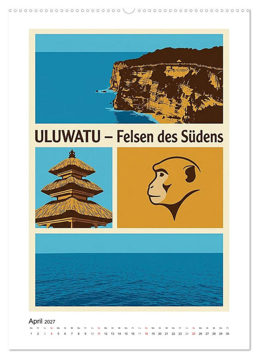 Sehnsucht Bali – Die Mid-Century Collection (CALVENDO Premium Wandkalender 2027)