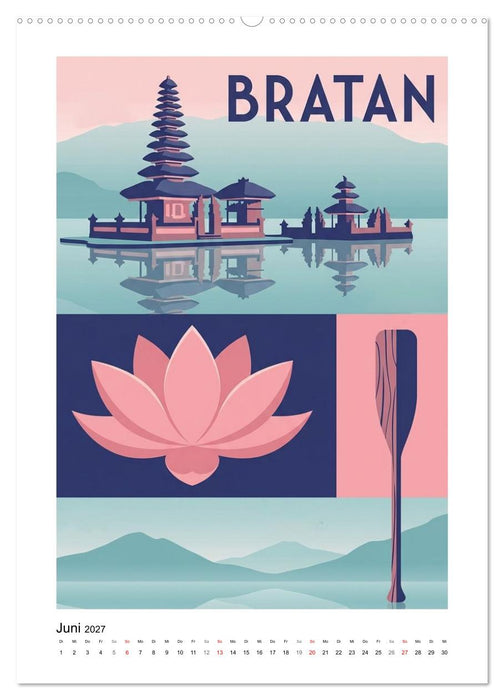 Sehnsucht Bali – Die Mid-Century Collection (CALVENDO Premium Wandkalender 2027)