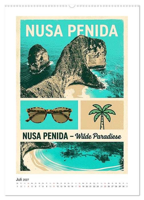 Sehnsucht Bali – Die Mid-Century Collection (CALVENDO Premium Wandkalender 2027)