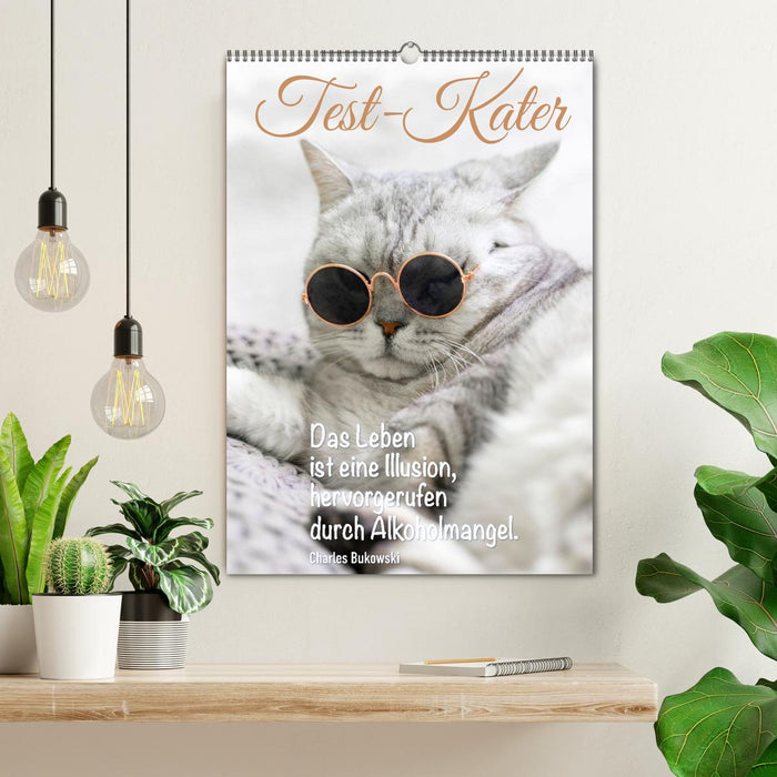Der ziemlich tolle und überraschende literarische Katerkalender (CALVENDO Wandkalender 2027)