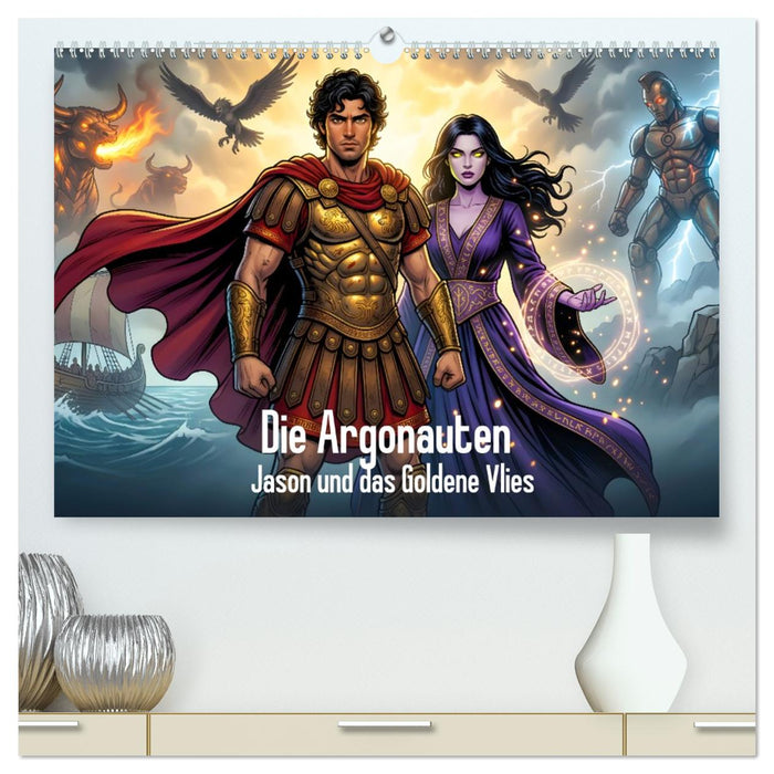 Die Argonauten - Jason und das Goldene Vlies (CALVENDO Premium Wandkalender 2027)