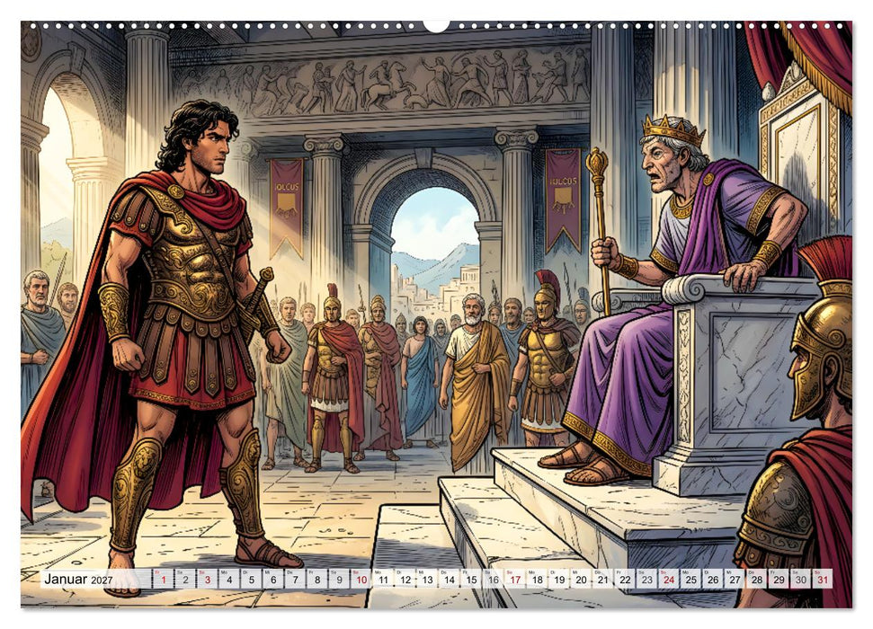 Die Argonauten - Jason und das Goldene Vlies (CALVENDO Premium Wandkalender 2027)