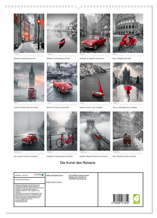 Die Kunst des Reisens (CALVENDO Premium Wandkalender 2027)