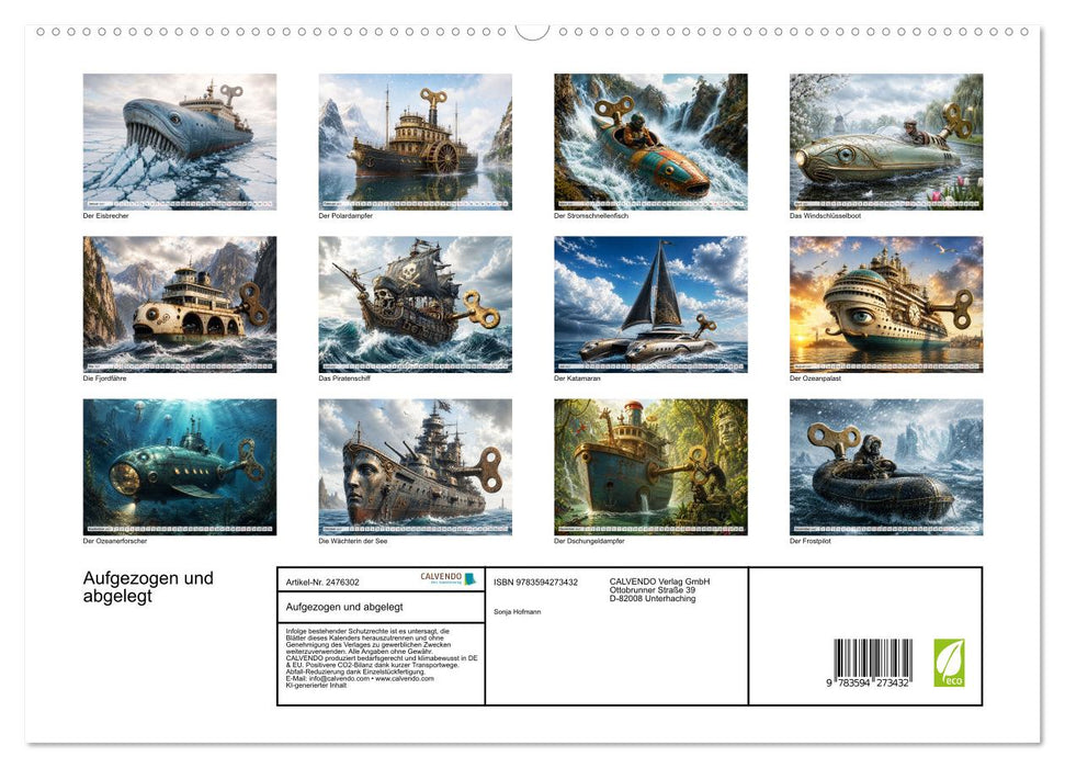Aufgezogen und abgelegt (CALVENDO Premium Wandkalender 2027)