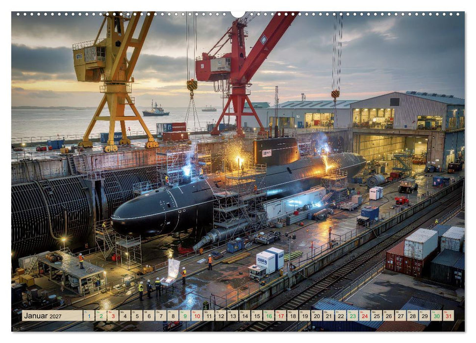 Giganten der tiefen Meere (CALVENDO Premium Wandkalender 2027)