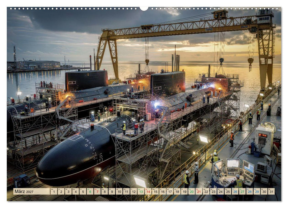 Giganten der tiefen Meere (CALVENDO Premium Wandkalender 2027)