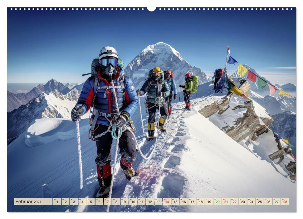 Aufstieg zum Mount Everest (CALVENDO Wandkalender 2027)