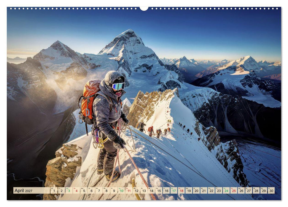 Aufstieg zum Mount Everest (CALVENDO Wandkalender 2027)