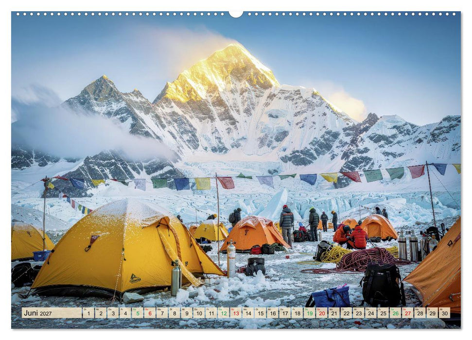 Aufstieg zum Mount Everest (CALVENDO Wandkalender 2027)