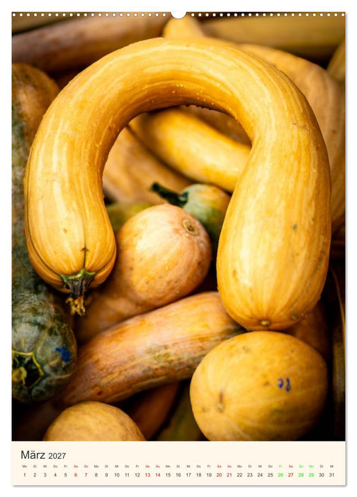 PUMPKIN TIME – Farben und Formen des Herbstes (CALVENDO Wandkalender 2027)