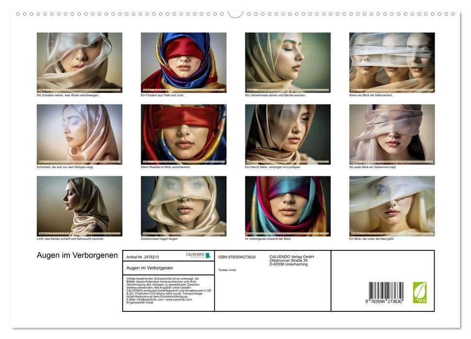 Augen im Verborgenen (CALVENDO Premium Wandkalender 2027)