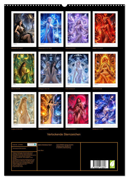 Verlockende Sternzeichen (CALVENDO Premium Wandkalender 2027)