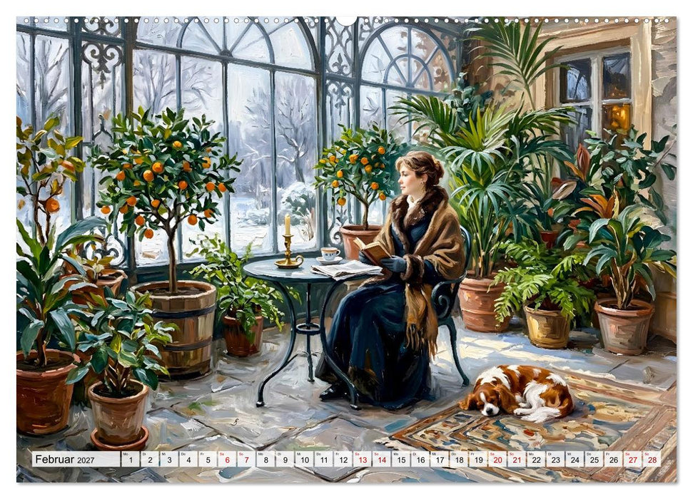 Cavalier King Charles Spaniel - Lieblingshund der Belle Époque (CALVENDO Premium Wandkalender 2027)