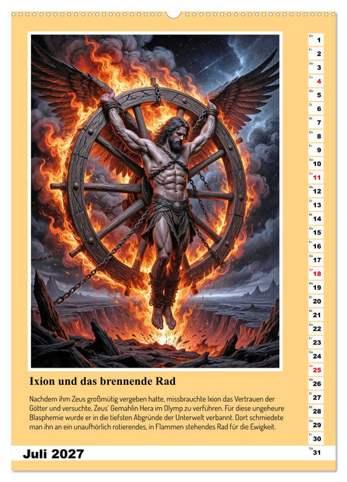 Antihelden der klassischen Mythologie (CALVENDO Premium Wandkalender 2027)